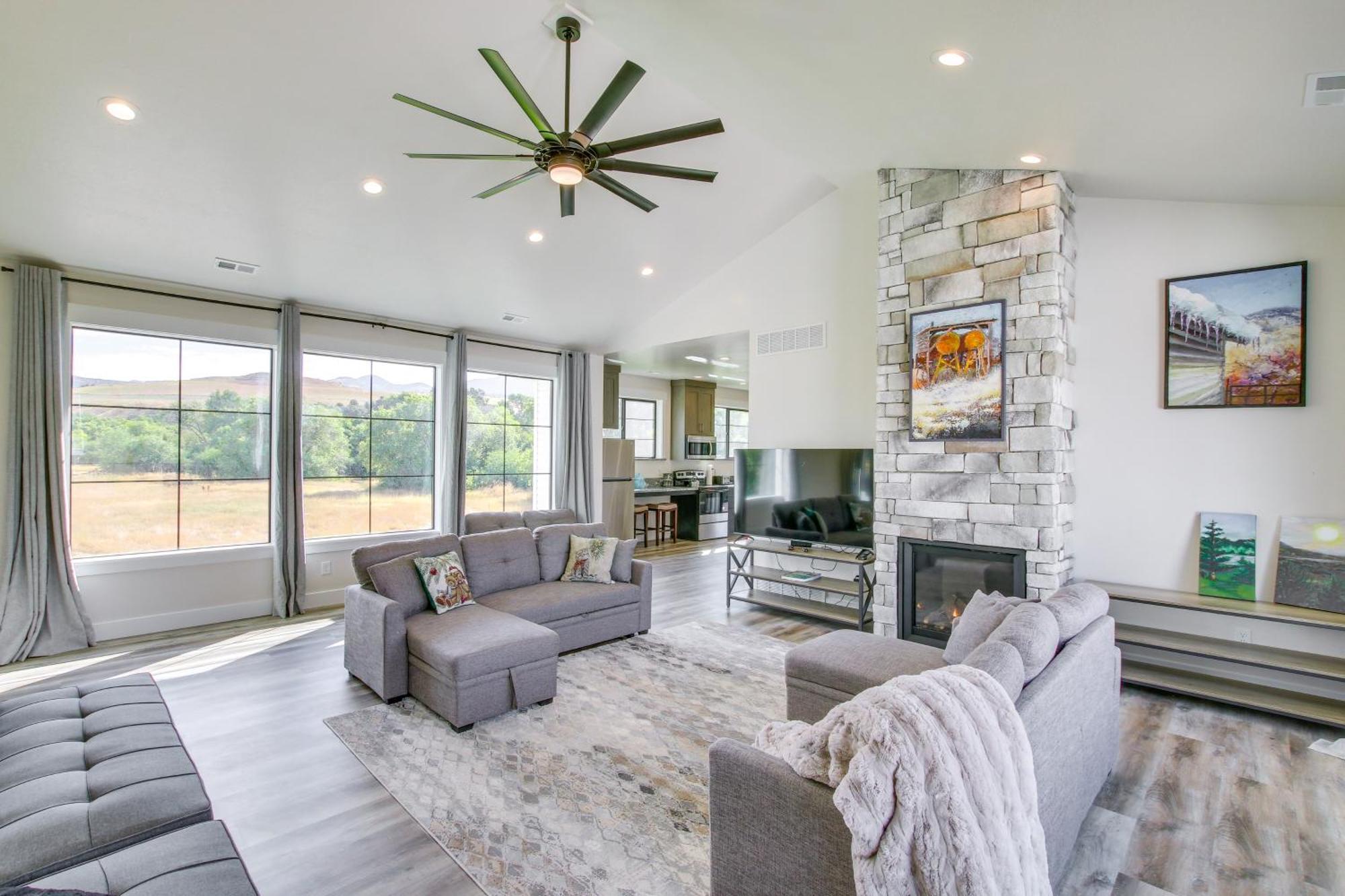 Spacious Idaho Home On Scenic Cub River! Preston Exterior photo
